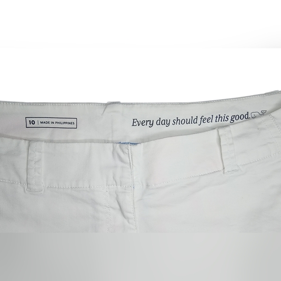 Vineyard Vines Herringbone Everyday Shorts, Womens 10 - Picture 4 of 7